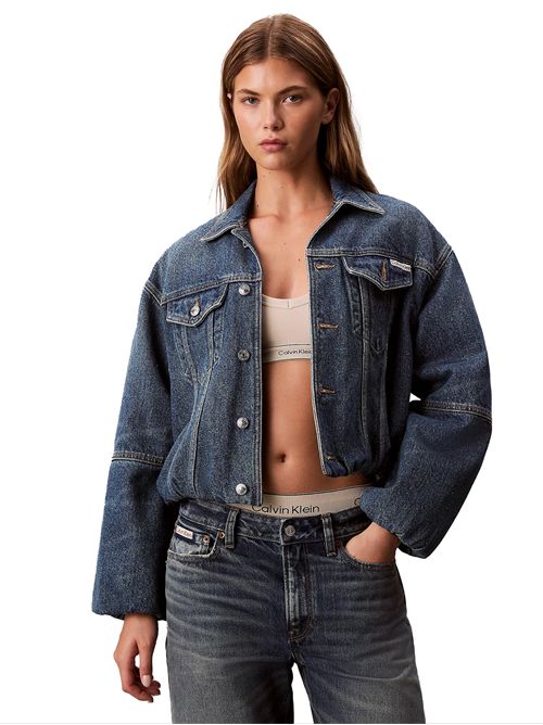 CALVIN KLEIN Giacca in denim taglio relaxed CALVIN KLEIN | LV047D725GYYA